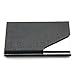 Partstock(TM) Business Name Card Holder PU Leather & Stainless Steel Multi Card Case,Business Name Card Holder Wallet Credit card ID Case/Holder For Men & Women,with Magnetic Shut.(Black)