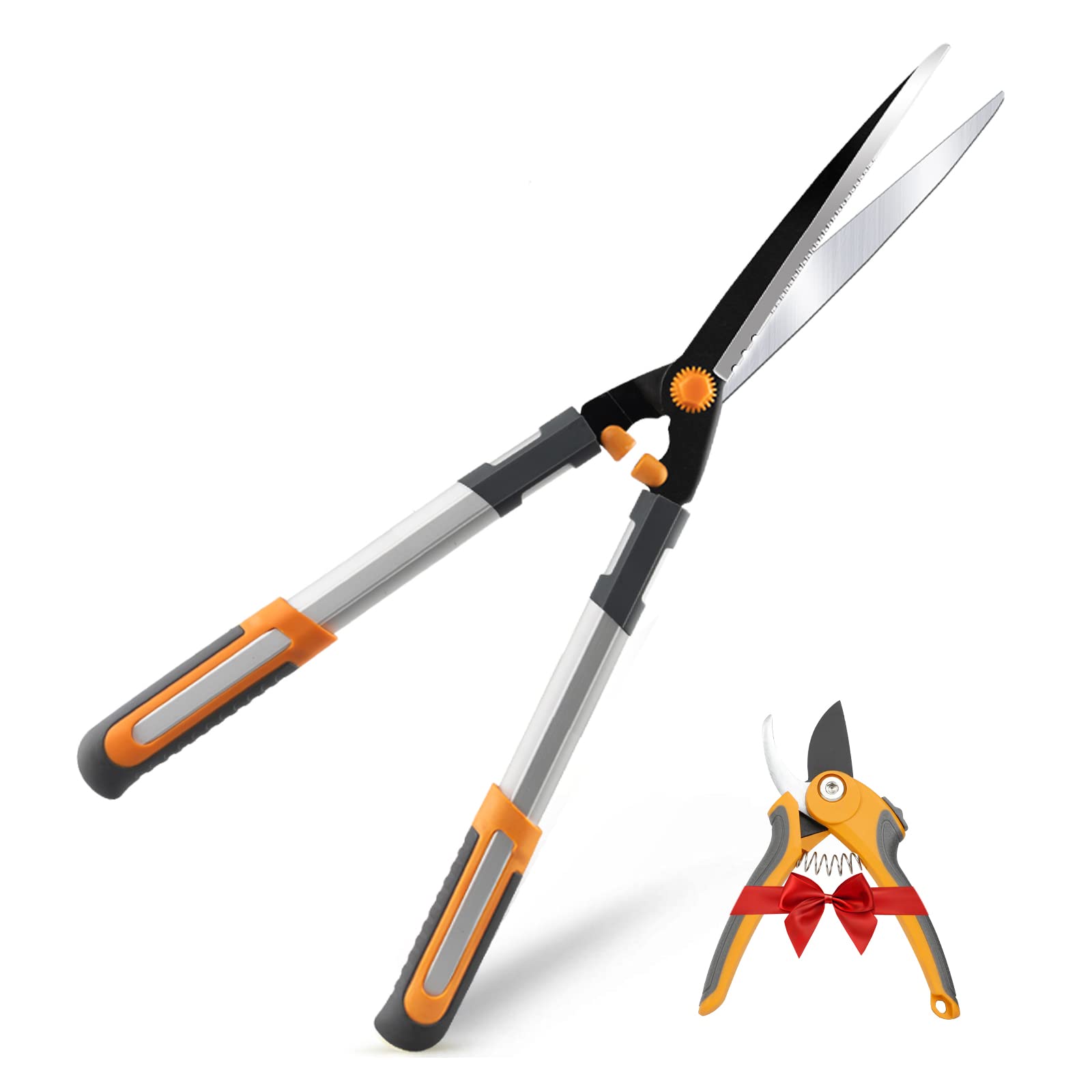 AIRAJ Lightweight Hedge Shears(600mm),with Ergonomic Lightweight Anti-Slip Handles and Razor-Sharp Blades,Professional Garden Shears for Hedges, Shrubs and Bushes - Easy Cutting and Trimming — image 1