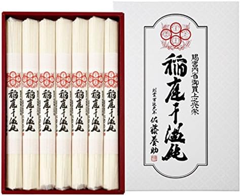 Seven generations Yosuke Inaniwa Dried noodles paper cosmetic box purse Sato (Men-cho 27cm) 80gX7 bags ? NSY-20