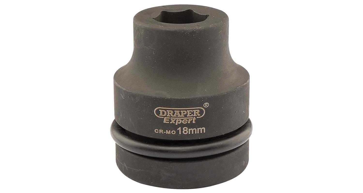 Draper Expert 5099 18mm 1-inch Square Drive Hi-Torq 6-Point Impact Socket — image 1