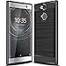 Sony Xperia XA2 Ultra Case,Bettop Anti-Fingerprint Shockproof Carbon Fiber Design Flexible Soft TPU Brushed Texture Protective Case for Sony Xperia XA2 Ultra 6 Inch (Black)