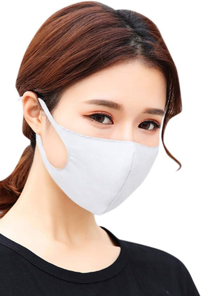 Yetou Masks Solid Cotton Breathable Dust Filter Mouth Cover Respirator Outdoor Travel Protective Mask 1Pcs