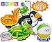 Intex Animal Split Ring Pool Floats Duck, Frog & Penguin Gift Set Bundle with Bonus Matty's Toy Stop 16