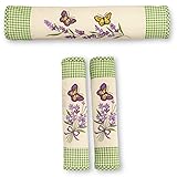 Lavender Appliance Handle Covers - Set Of 3