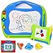 JOYIN 2 Magnetic Drawing Boards with Multi-Colors Drawing Screens Erasable Magna Doodle Board for Toddler Kids Writing, Sketching, Travel Size Gaming Pad, Educational Learning
