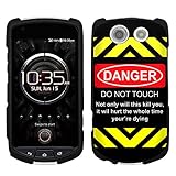 Kyocera Brigadier Danger-Do Not Touch on Black Case