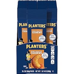 Planters Cashews Super Tube Nuts, Honey