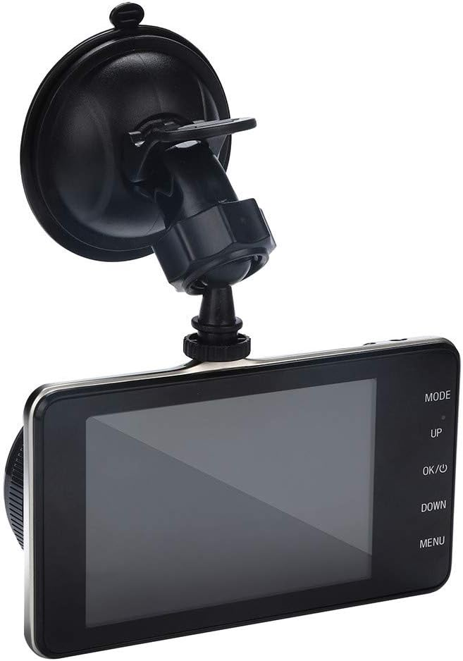 Yuege 4K Dash Cam with GPS Dashboard Camera Recorder for Cars with Ultra HD 1080P 4" IPS Screen 170° Wide Lens Loop Recording G-Sensor Parking Monitor and Super Night Vision