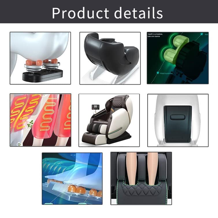 TianNorth Massage Chair Recliner with Zero Gravity with Full Body Air Pressure, Speaker and Blue-Tooth Connection, Easy to Use at Home and in The Office