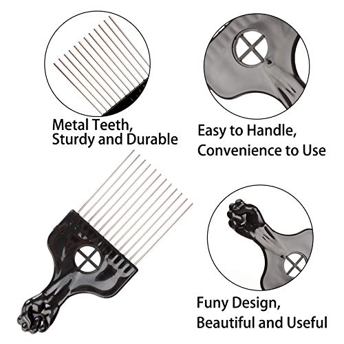 6 Pieces Detangling Hair Brush Set,Detangler Brush With Edge Brush