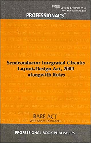 Buy Semiconductor Integrated Circuits Layout Design Act 2000 Alongwith Rules Book Online At Low Prices In India Semiconductor Integrated Circuits Layout Design Act 2000 Alongwith Rules Reviews Ratings Amazon In