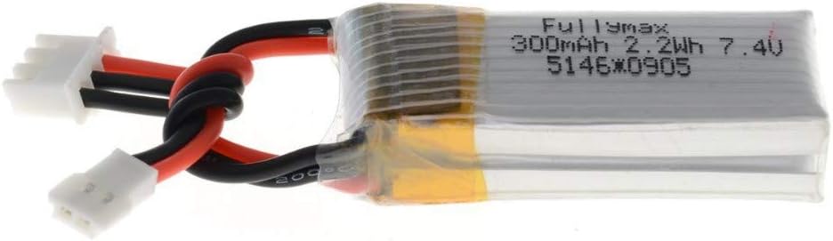 BeesClover 7.4V 300mAh 25C Lipo Battery for XK DHC-2 A600 A700 A800 A430 WLToys F959 RC Airplane RTF
