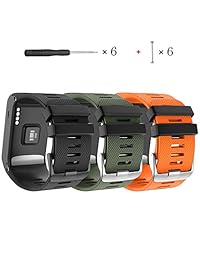 NotoCity   Correa de repuesto para Garmin Vivoactive HR, de silicona suave, solo compatible con Garmin Vivoactive HR Sports GPS Smart Watch con herramientas adaptadoras
