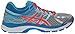ASICS Women's Gel-Cumulus 17 Running Shoe, Silver/Hot Pink/Turquoise, 7 M US