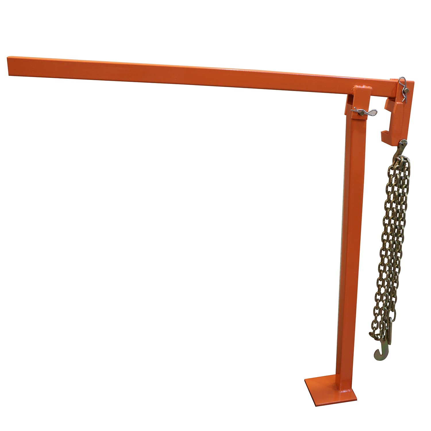 Photo 1 of T-Post Puller Fence Post Puller 36" T Post Puller Fence Post Puller Heavy Duty Fence Post Puller Puller T Post Puller for Round Fence Posts T Stakes Sign Post & Tree Stump (T Post Puller + 79" Chain)