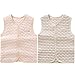 ThreeH Baby Warm Vest Cotton Unisex Infant Toddler Waistcoat BR06(Pack of 2)