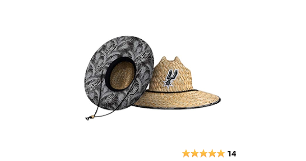 San Antonio Spurs NBA Floral Straw Hat 