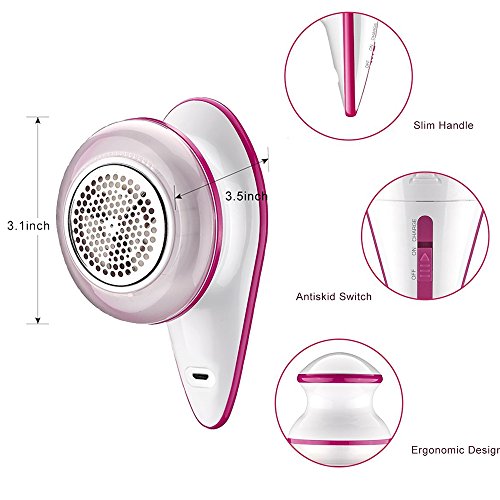 Lint Remover DIWUER USB Rechargeable Sweater Pill Remover Fabric Shaver For Clothes Fuzz Cashmere Wool Legging Couch Furniture