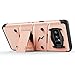 Zizo BOLT Series compatible with Samsung Galaxy Note 8 Case Military Grade Drop Tested with Tempered Glass Screen Protector Holster ROSE GOLD BLACK