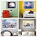 Highpot 3D Windows Wall Sticker For Christmas Santa Claus Mural Decals Vinyl Art Home Decors (B)
