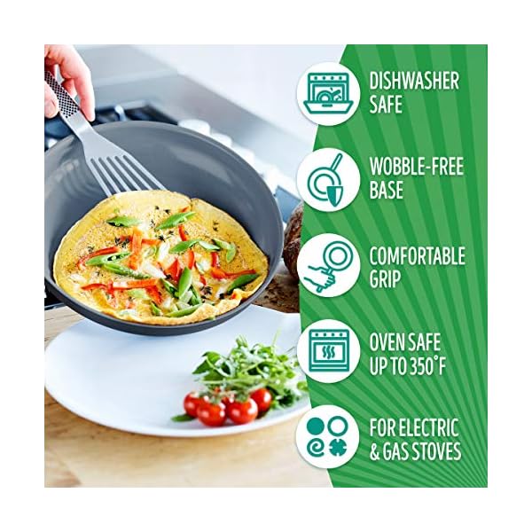 GreenLife Classic Pro Healthy Ceramic Nonstick, Cookware Pots and Pans
