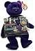 Princess Diana Ty Beanie Baby Bear - Mint w/ Collectible Display Case