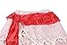Padete Princess Moan Adventure Costume Halloween Cosplay Party Outfit (4-5 Years, Red)