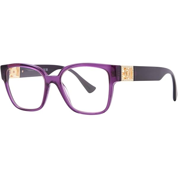 Amazon.com: Versace Eyeglasses VE 3329 B 5384 Transparent