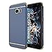 Hard Case For Samsung Galaxy S7 Edge 3 in 1 Anti-Scratch Shockproof Electroplate Cover Snap on Protective Case by Sophili - Blue