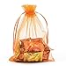 Halulu 100pcs Organza Jewelry Pouch Bags Display Drawstring Wedding Party Festival Gift Candy Bags (3
