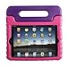 HDE Kids Case for iPad Mini 2 3 -Shock Proof Rugged Heavy Duty Impact Resistant Protective Cover Handle Stand for Apple iPad Mini 1 2 3 Retina (Purple Pink)