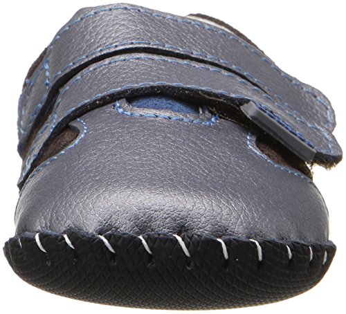 pediped Boys' Grayson Sneaker, Charcoal, Small E (4-4.5 E US Toddler)