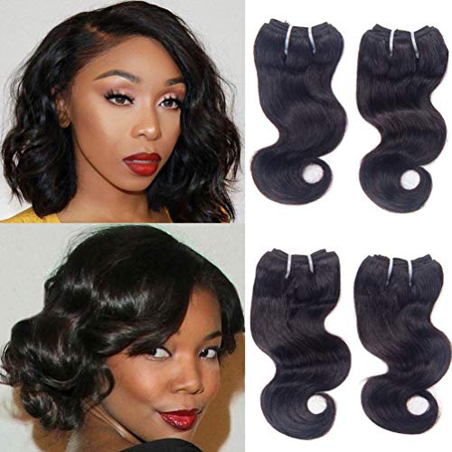 Brazilian Virgin Human Hair Weave Body Wave 4 Bundles Remy Hair