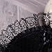 Tinksky Children Halloween Headband Feather Party Witch Hat for Costume Dress up Party Performance Supplies (Black)