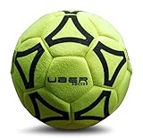 Uber Soccer Indoor Felt Ball - Yellow - Size 4