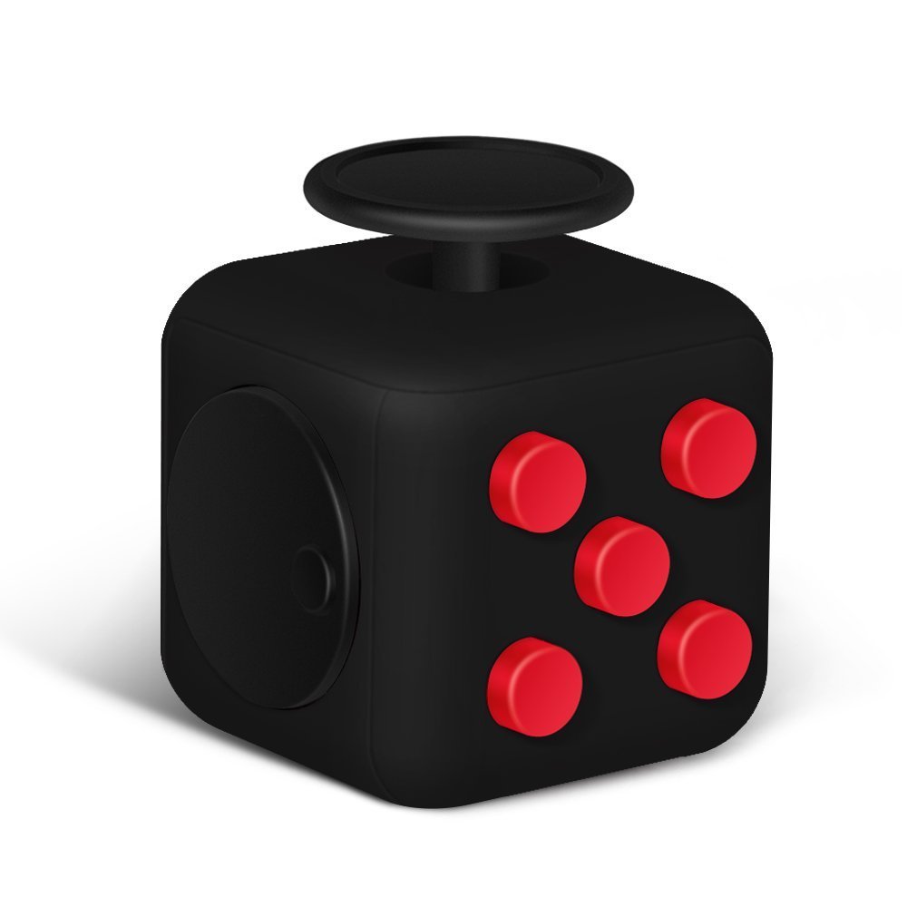 red fidget cube