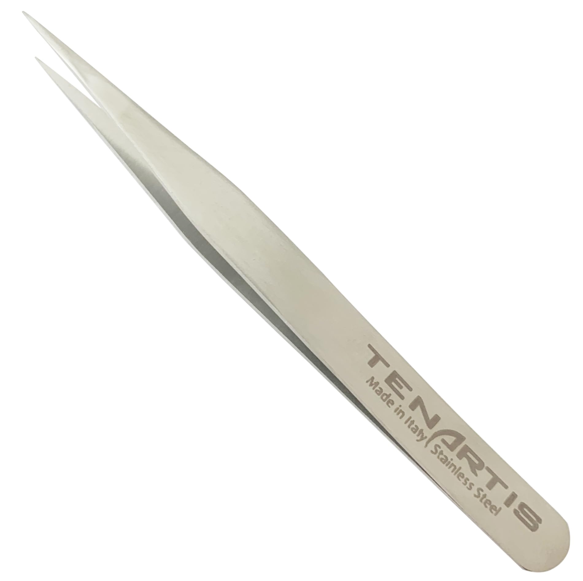 Pointed Hair Tweezers Stainless Steel - Tenartis Made in Italy