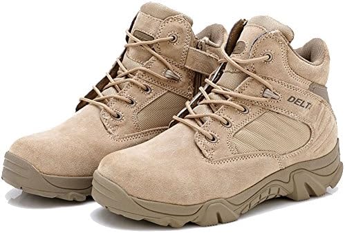 Atled Men's Delta Side Zip Uniform Work Ankle Boots (11, Camel)