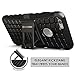 iPhone 6s Case, BUDDIBOX [Wave Belt Series] Slim Belt Clip Holster Rugged Durable Protective Case with Kickstand for Apple iPhone 6 and 6s, (Black)