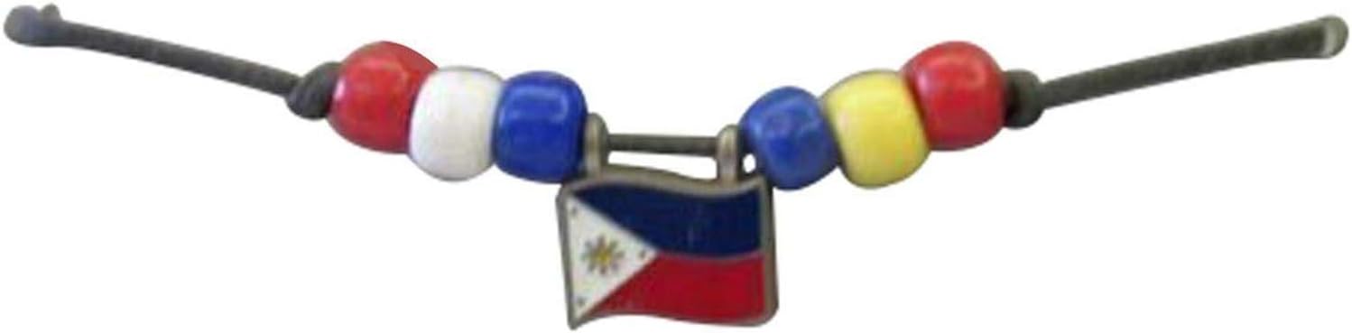 Country Flags Metal Pendant Fan Chokers Necklaces - Asia & Africa