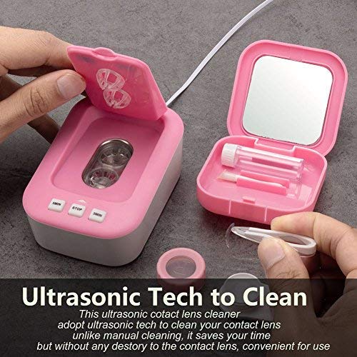image for Ofone Contact Lens Cleaner, Portable Ultrasonic Contact Lens Cleaner K