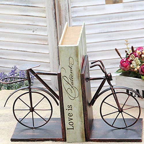 MQW American Country Personality Iron Bicycle Book Holder Book Stand Decoration Home Decoration 29 22 (cm) Delicate and Beautiful