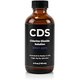 SAFRAX Chlorine Dioxide Solution (CDS) 3000 PPM ClO₂, 4 fl oz (118 mL) | High Purity Ready-to-Use Liquid, Amber Glass Bottle, Made in USA | CDS Pure Chlorine Dioxide Solution