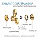 Posife Brass Fidget Spinner Spinetic Spinners Metal Fidget Toy EDC Hand Spinner Ultra Durable Brass Made Triple Arms(Copper)