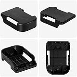 AKKOPOWER Battery Holder 18V Mount Dock Black for BL1850 BL1860 BL1840 BL1830 view 2