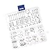 TOPBRIGHT 110 PCS Body Piercing Jewelry Nose Septum Curved Barbell Eyebrow Lip Tongue Piercing Barbell with Box