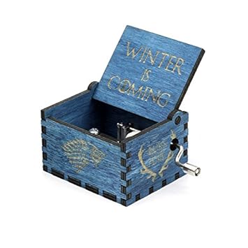 Buy Pi Winter Is Coming Game Of Thrones Got Music Box Mechanism Wooden Music Box Blue Online At Low Prices In India Amazon In