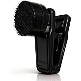 Miofis Magnetic Seaweed Clip - N52 Magnet, Rust-Proof Wavy Grip (Black) | nori holder, suction cup replacement, strong grip, tang fish, saltwater, dual function, glass mount, seaweed clamp, easy move