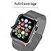 Orzly® - InvisiCase for Apple Watch (42mm) - 100% Clear Protective Shell for Full Screen & Side Cover for use with The Apple Watch (for 42mm Model of All 2015 Versions - Basic/Sport/Edition)