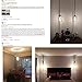 Creatgeek Plug-In Modern Industrial Glass Pendant Light with 16.4'（Ft）Cord and In-Line On/Off Dimmer Switch,Black Finish Cylinder Style